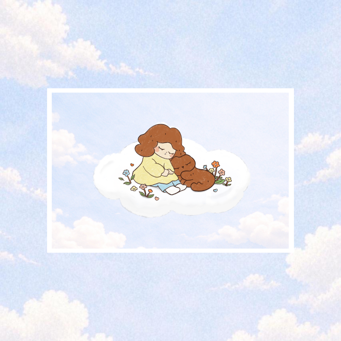 Cloudy Days Postcard