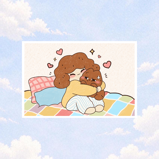 Comfort Hug Art Print